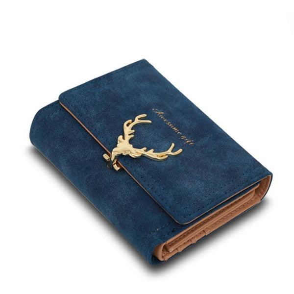 Christmas Deer Vintage Bi-Fold Wallet