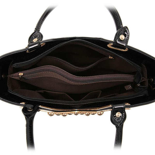 Luxury Floral Sequin Classy Tote Bag