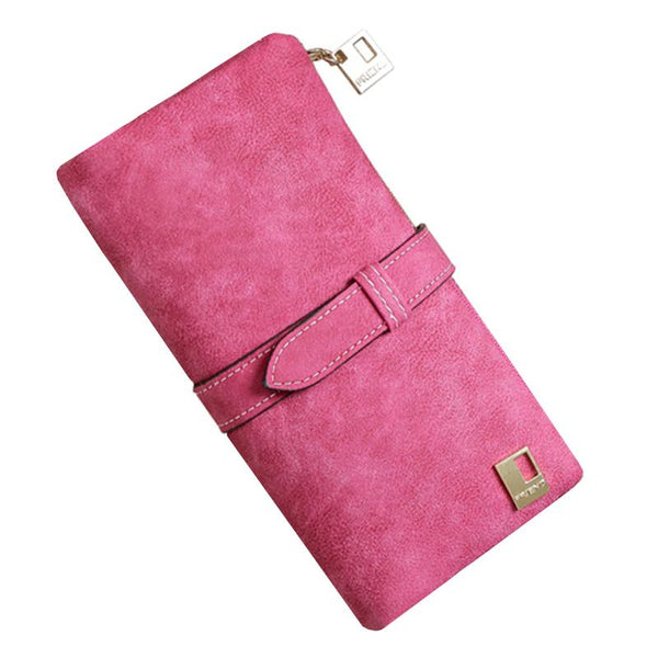 Luxurious Leather Long Wallet