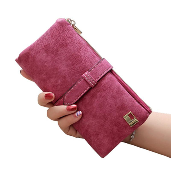 Luxurious Leather Long Wallet