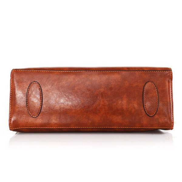 Genuine Oil Wax Leather Bag Set