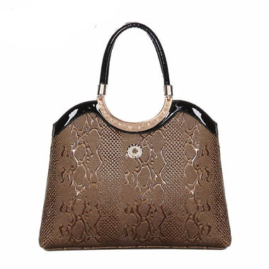 Women's Embossed Luxury Handbag