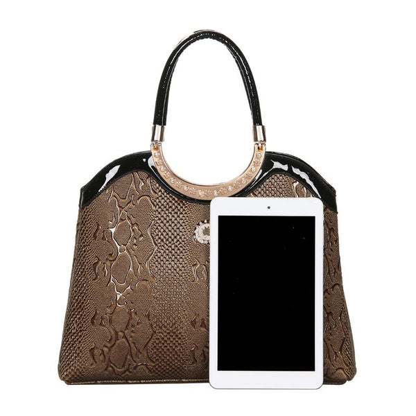 Women's Embossed Luxury Handbag