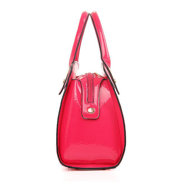 3-in1 Crocodile Leather Bag & Wallets Set