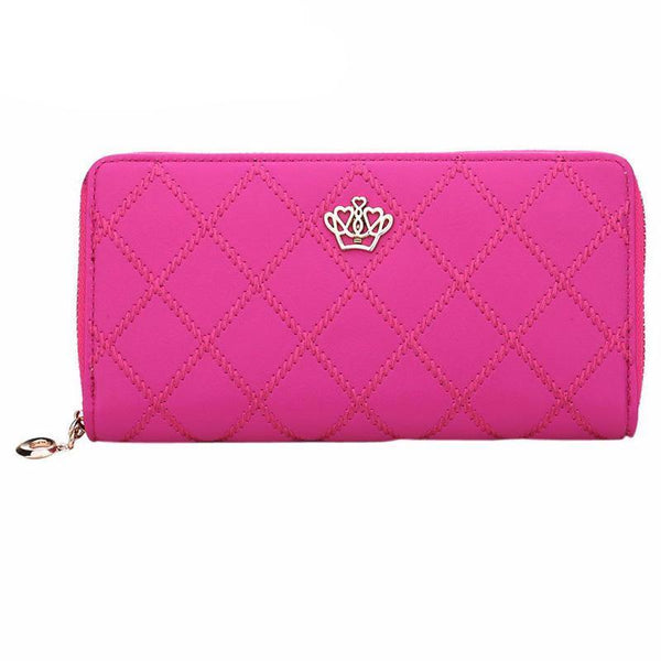 Queen's Leather Long Wallet