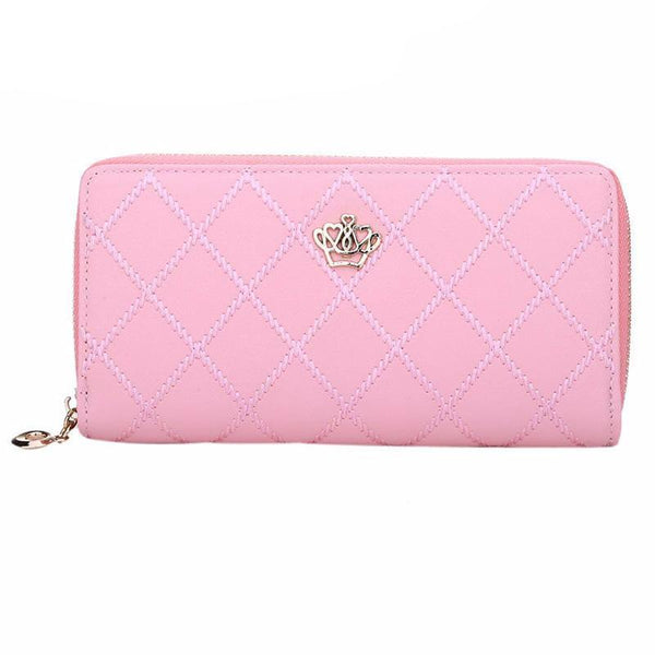 Queen's Leather Long Wallet