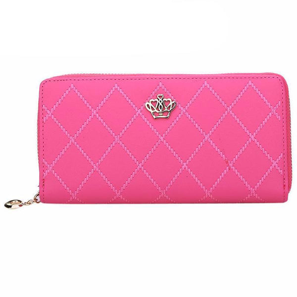 Queen's Leather Long Wallet