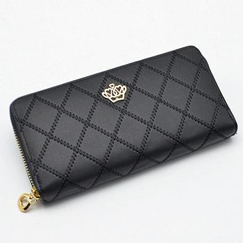 Queen's Leather Long Wallet