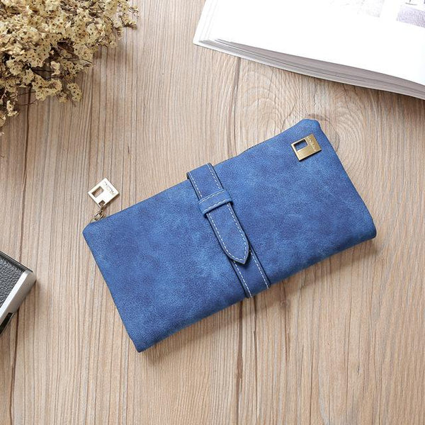 Luxurious Leather Long Wallet