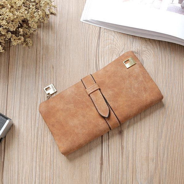 Luxurious Leather Long Wallet