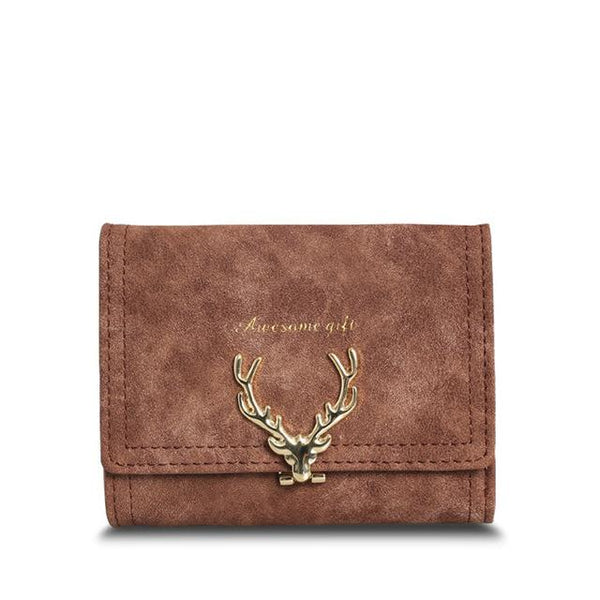 Christmas Deer Vintage Bi-Fold Wallet
