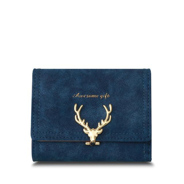 Christmas Deer Vintage Bi-Fold Wallet