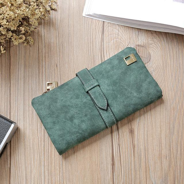 Luxurious Leather Long Wallet