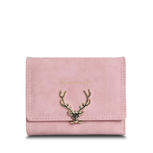 Christmas Deer Vintage Bi-Fold Wallet