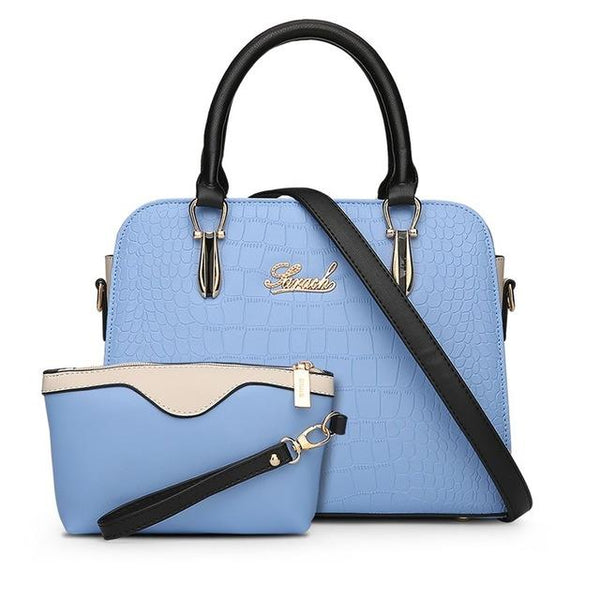Fashionista's High-End Bag & Wallet Set
