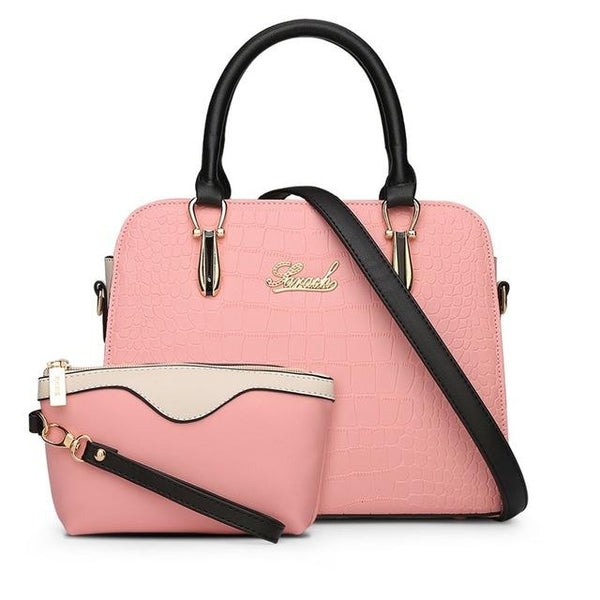 Fashionista's High-End Bag & Wallet Set