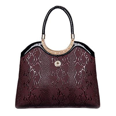 Women's Embossed Luxury Handbag