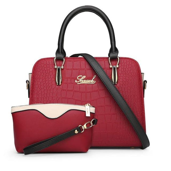 Fashionista's High-End Bag & Wallet Set